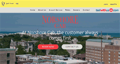 Desktop Screenshot of norshorecab.com